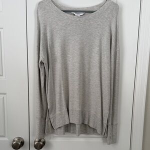Workshop Republic Clothing Light Gray Knit Top
